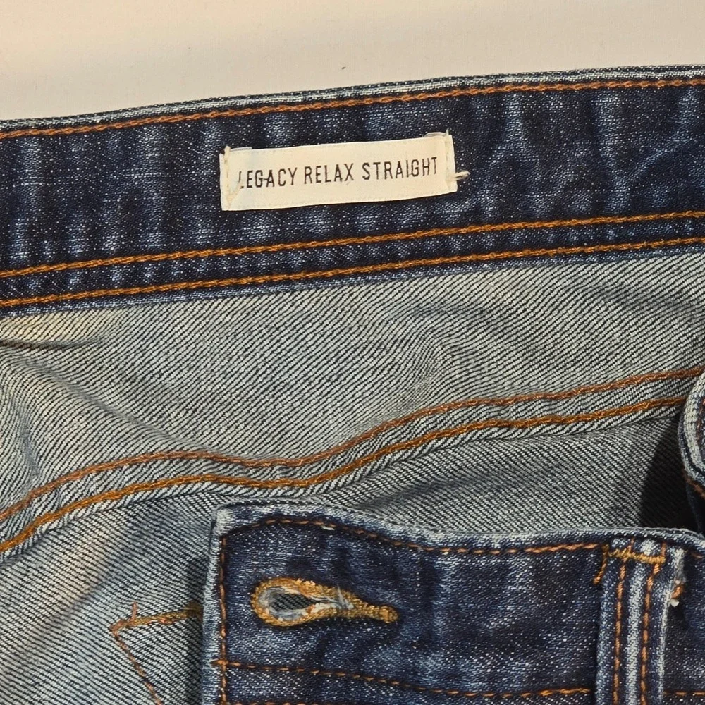 William Rast Mens Legacy Relax Straight Dark Wash Denim Jeans 32x30 MBWR-001-30L - Picture 6 of 16
